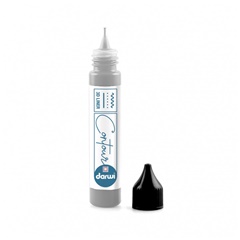 DARWI Glasmalerei Kontur 30 ml | Silber