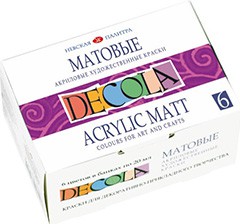 DECOLA Matte Acryl-Farben | verschiedene Farbe