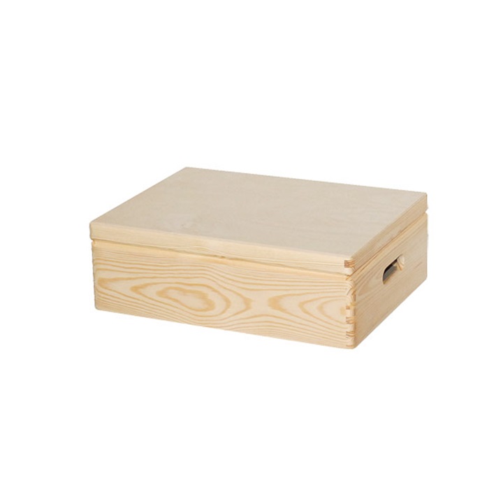 Dekorationskiste aus Holz 30x40x13,5 cm