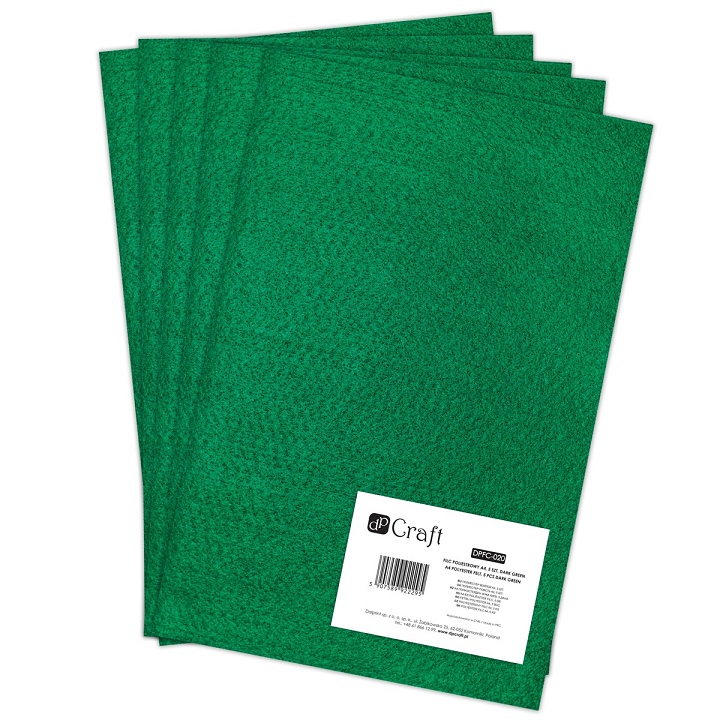 Dekorativer Filzstoff | Dark Green,