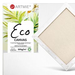 ECO Künstlerleinwand auf Keilrahmen – 100 % Baumwolle, doppelt grundiert | verschiedene Abmessungen