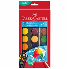 Faber Castell Aquarellfarben 30 mm 21 Stück