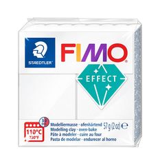 FIMO Effekt-Polymer-Ton 57g | Transparent white