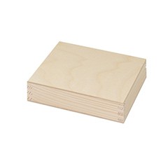 Fotobox aus Holz 15,5 x 12 cm