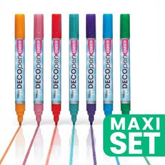 Glitter Marker Set - 7 Farbtöne