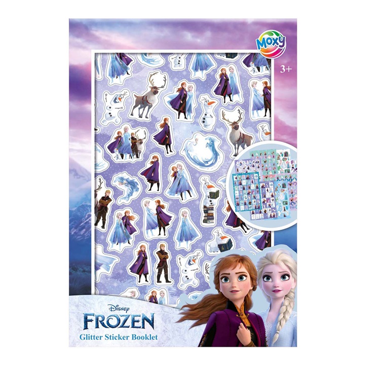 Glitter Sticker Buch eingefroren A5