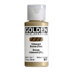 GOLDEN Flüssige schillernde Acrylfarbe 30 ml | 2450 bronze