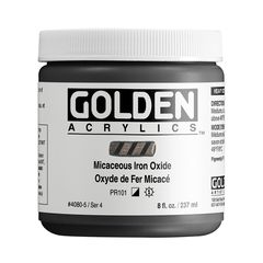 GOLDEN Heavy Body Eisenglimmer-Acrylfarbe 118 ml | 4080 iron oxide mica