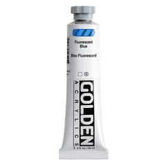 GOLDEN Heavy Body Fluoreszierende Acrylfarbe | 4605 blue
