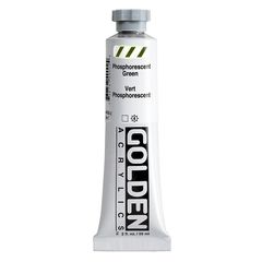 GOLDEN Heavy Body Phosphoreszierende Acrylfarbe 118 ml | 4900 green