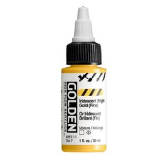 GOLDEN High Flow Schillernde Acrylfarbe 30 ml | 8511 Jasná Zlatá Jemná