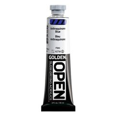 GOLDEN OPEN Langsam trocknende Acrylfarbe 59 ml | 7005 Anthraquinone blue
