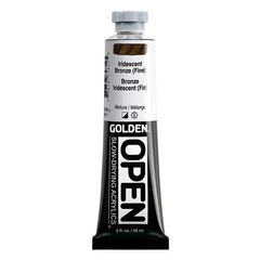 GOLDEN OPEN Langsam trocknende schillernde Acrylfarbe | 7481 Bronze Fine