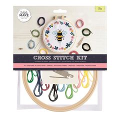 Großes Stickereiset | Biene