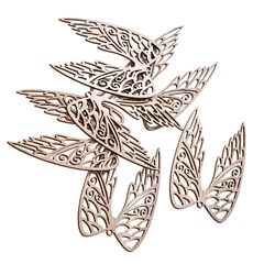 Holzflügel 9 cm / Satz mit 6 Stück