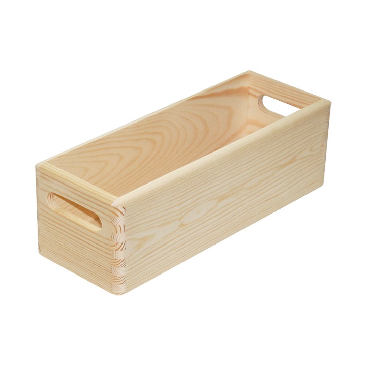 Holzkiste Blumentopf 35x13x12 cm