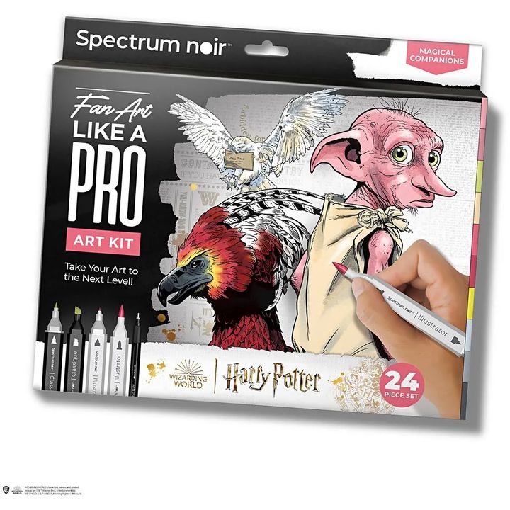 Illustrations-Kunst-Kit HARRY POTTER: MAGICAL COMPANIONS