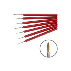 Kolinsky Rundpinsel KOLOS Nail Art 3009L | Verschiedene Größen