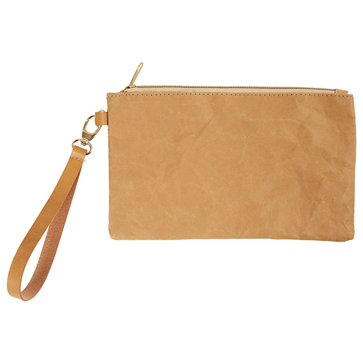 Kleine Clutch-Tasche aus Papier-Kunstleder zum Gestalten