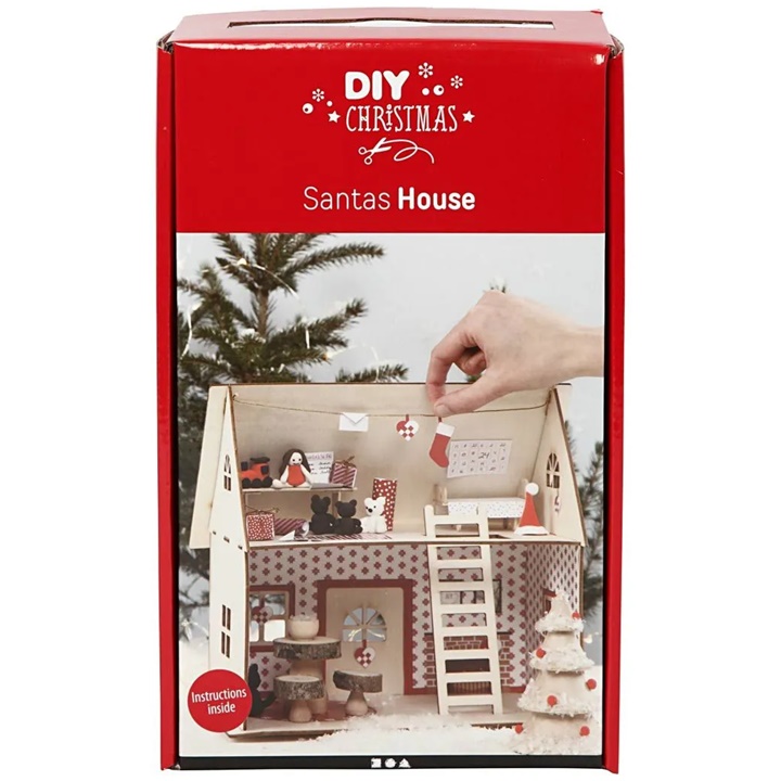 Kreativset für die Herstellung eines Weihnachtshauses