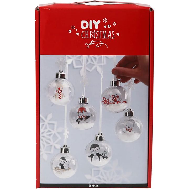 Kreativset zur Herstellung von Weihnachtskugeln