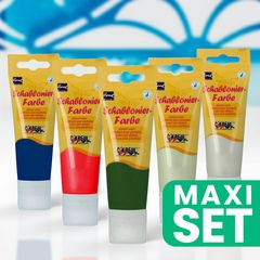 KREUL 5-tlg. Schablonen-Farbset - Kühle Töne