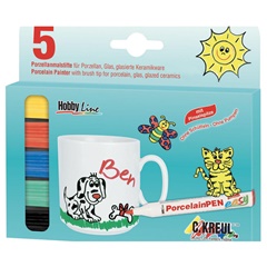 KREUL Glas- und Porzellanmarker-Set