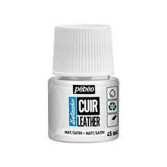 Lederfärbemittel PEBEO SETACOLOR MATT/SATIN 45 ml | Reines Weiß