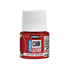 Lederfärbemittel PEBEO SETACOLOR MATT/SATIN 45 ml | intensives Rot