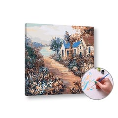 Malen nach Zahlen - Bunte Landschaft