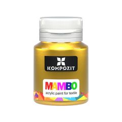 MAMBO Metallicfarbe für Textilien und Leder 20 ml | Verschiedene Farbtöne