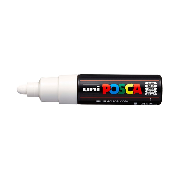 Markierung UNI POSCA PC-7M 4.5 - 5.5 MM | white (1)