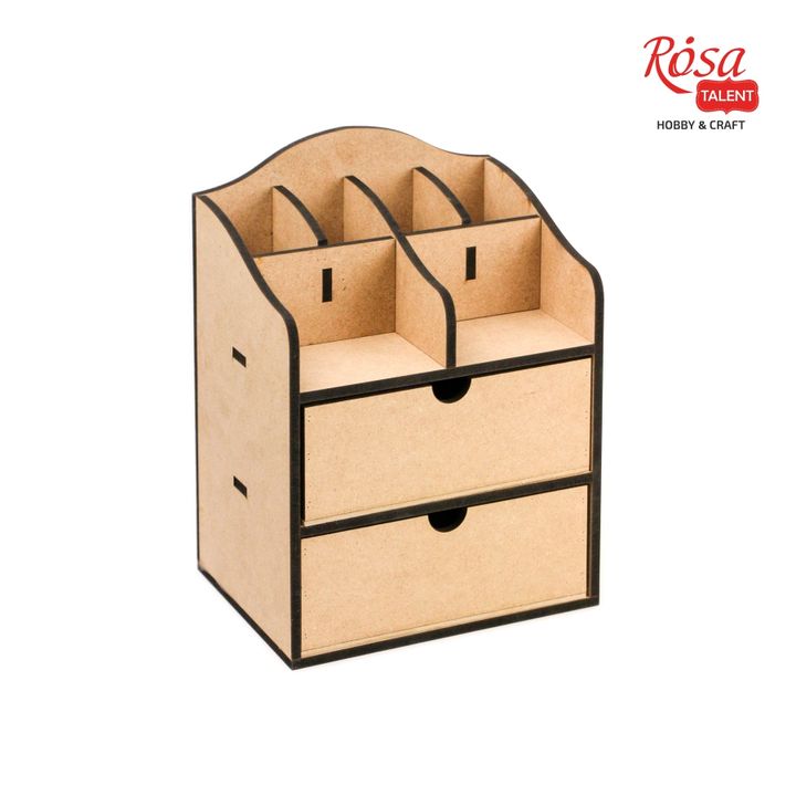 MDF Organizer - Kommode mit 2 Schubladen ROSA TALENT 20х15х26 cm