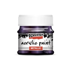 Metallic-Acrylfarbe - 50 ml | violett schimmernd