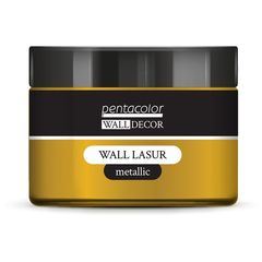 Metallic-Lasur für Wände 150 ml | Golden