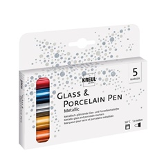 METALLIC Porzellanmarker-Set