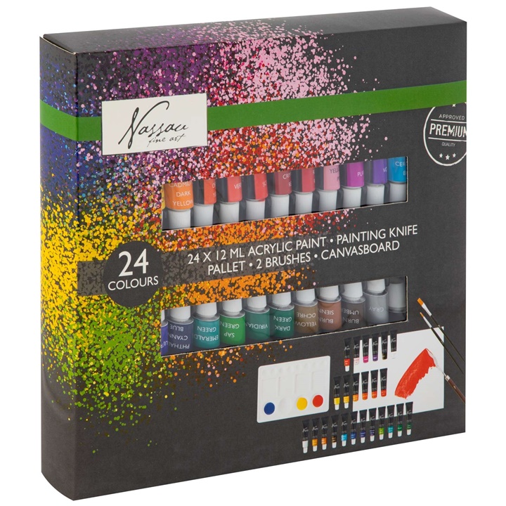 Nassau Fine Art Acrylmalerei Set 29 Stück