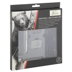 NASSAU Fine Art Zeichnen / Skizzieren Set 24 Stück