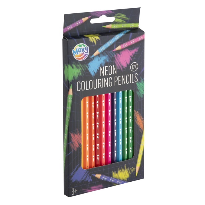 Neon Buntstifte Set