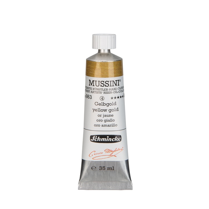 Ölfarben Schmincke MUSSINI 35 ml | 863 yellow-gold