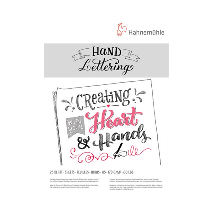 Papierblock HAHNEMÜHLE unter HAND LETTERING | A5