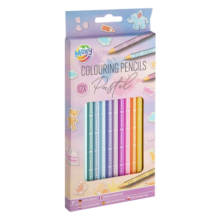 Pastell Buntstifte 12 Stück