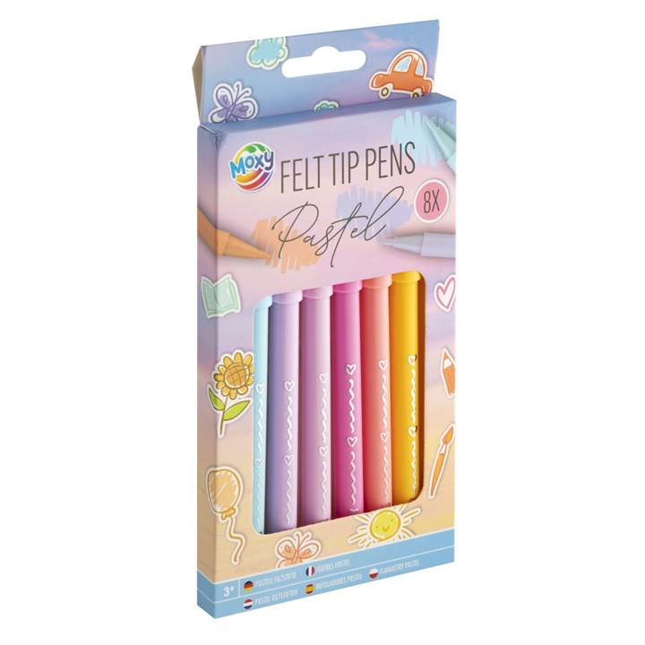 Pastellmarker Set 8 Stück