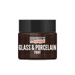 PENTART Glas- und Porzellanmalerei | 21340 - Brown, PENTART Glas- und Porzellanmalerei | 21340 - Brown,