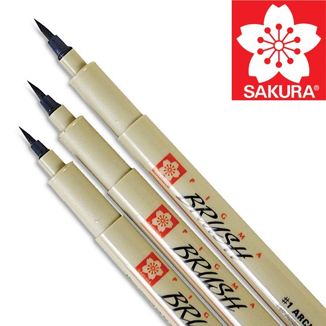 PIGMA Pinselstift von Sakura | brown