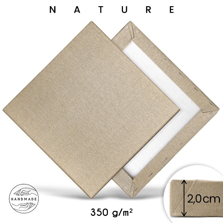 Premium Natural Brown Artist Canvas | verschiedene Abmessungen