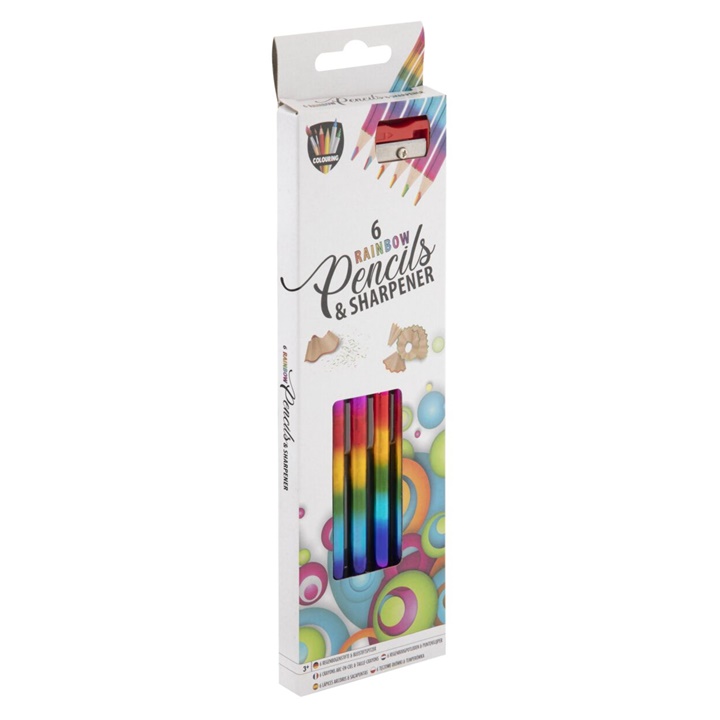 Regenbogen Buntstifte Set