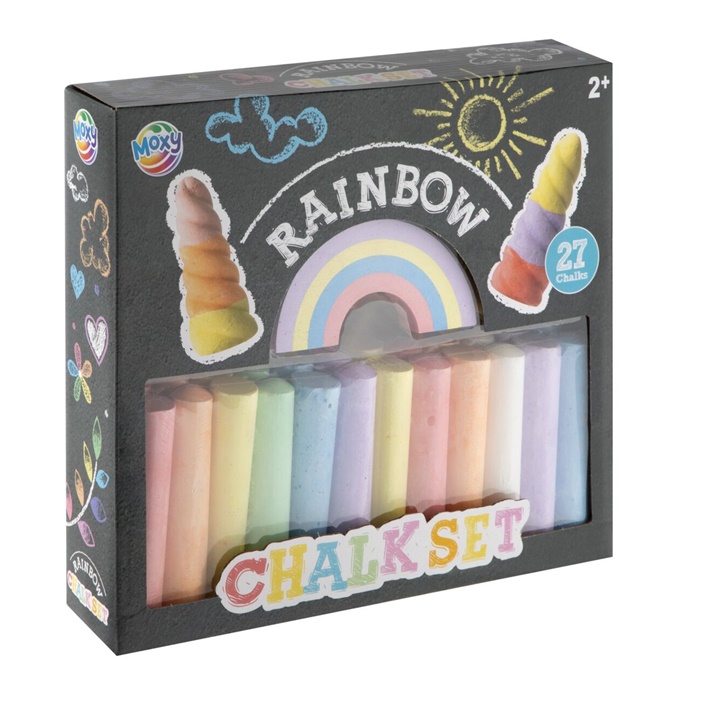 Regenbogen-Kreide-Set