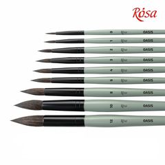 ROSA OASIS 188 Natürliche Rundbürste | č. 0