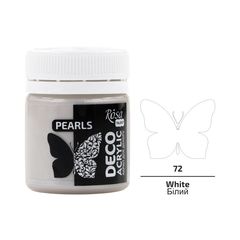 ROSA TALENT Perlen-Acryl-Dekorfarbe 20 ml | 72 White